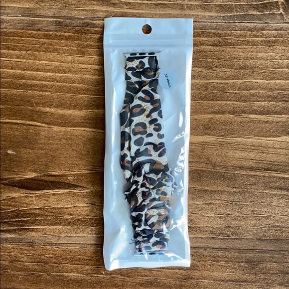 2/20$ Animal Print Apple Watch Scrunchie Band - Picture 3 of 3